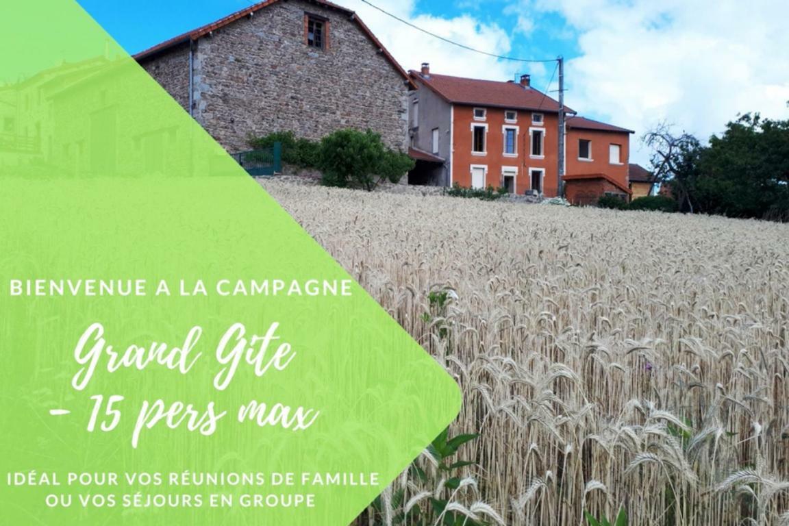 Grand Gite Maison D Alice Auvergne - 15 Personnes Saint-Bonnet-des-Quarts Екстер'єр фото